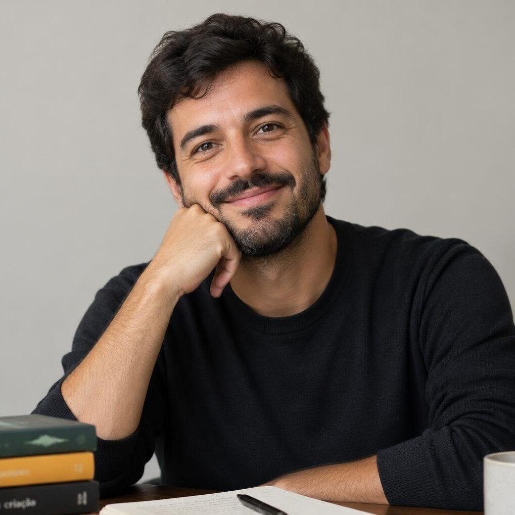 Portrait of a bearded man smiling